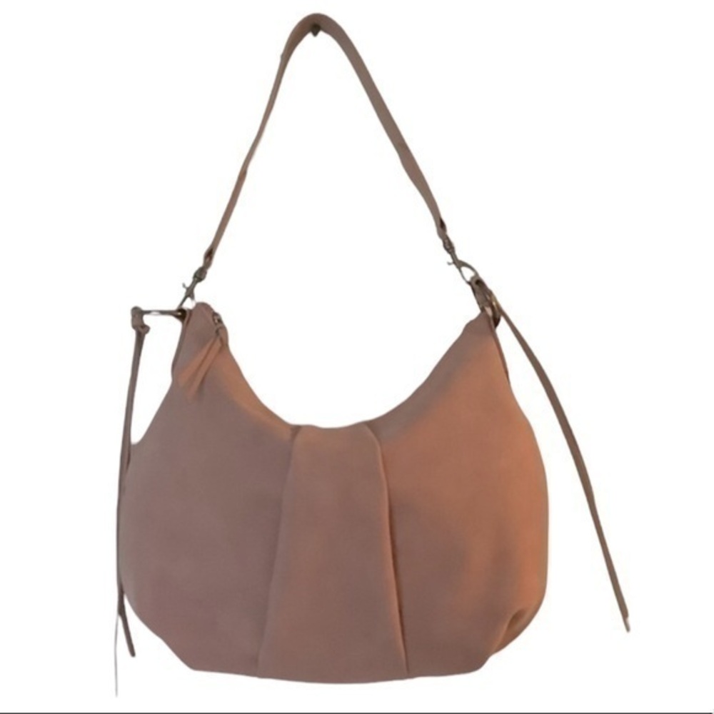Soft pink shoulder bag